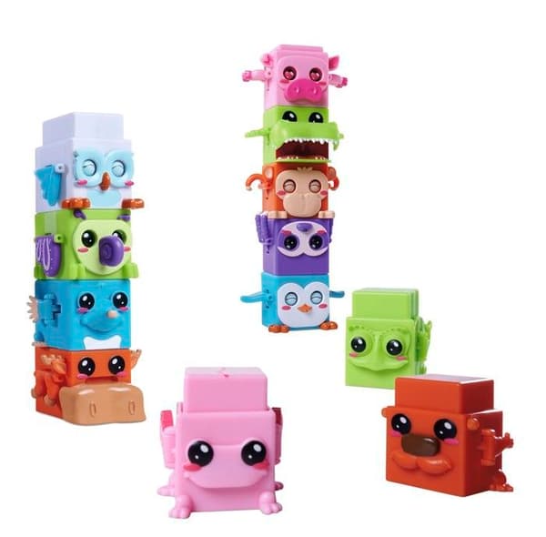 Bloxies Surprise Cube djurfigur med rörliga delar Serie 1