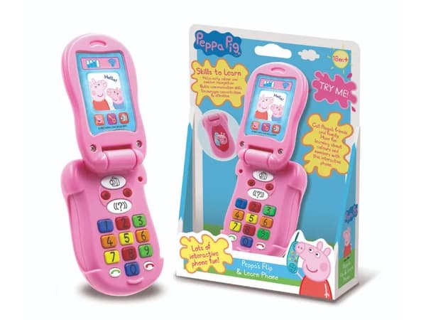 PEPPA FLIP AND LEARN PHONE DK