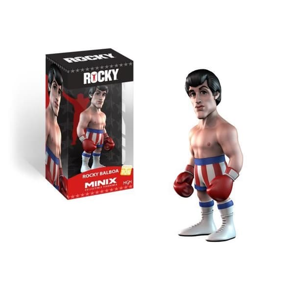 Figurin - Minix - Rocky IV - Rocky Balboa - 12cm - Grå