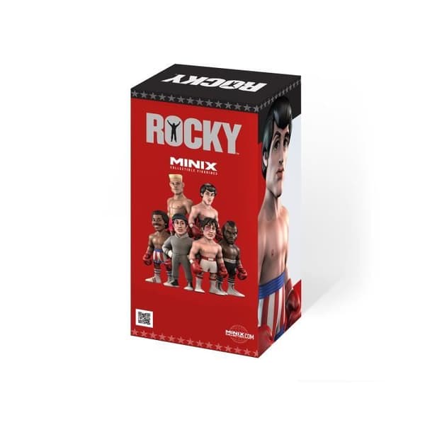 Figurin - Minix - Rocky IV - Rocky Balboa - 12cm - Grå