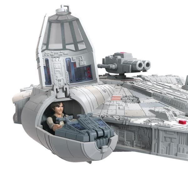 Star Wars-figur - Han Solo och Millennium Falcon - Leksak för barn från 4 år och uppåt