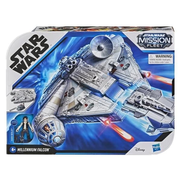 Star Wars-figur - Han Solo och Millennium Falcon - Leksak för barn från 4 år och uppåt