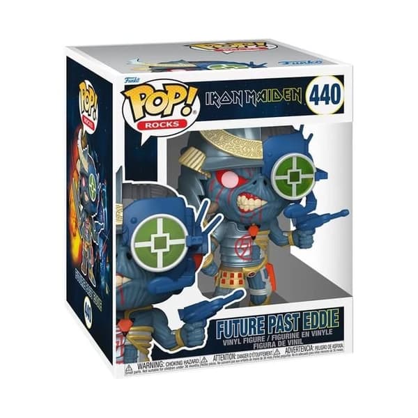 Statyett - FUNKO - Super POP! Future Past Eddie - 15 cm - Unisex - Vuxen