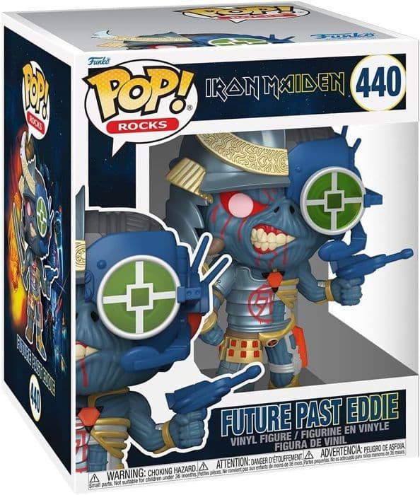 Statyett - FUNKO - Super POP! Future Past Eddie - 15 cm - Unisex - Vuxen