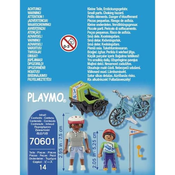 Figuuri, jossa liikkuvat raajat Playmobil Special Plus Polkupyörä Excursion 70601 (14 pcs)