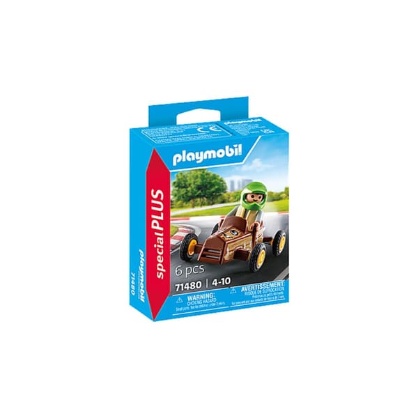 Playset Playmobil Karting 6 Kappaletta