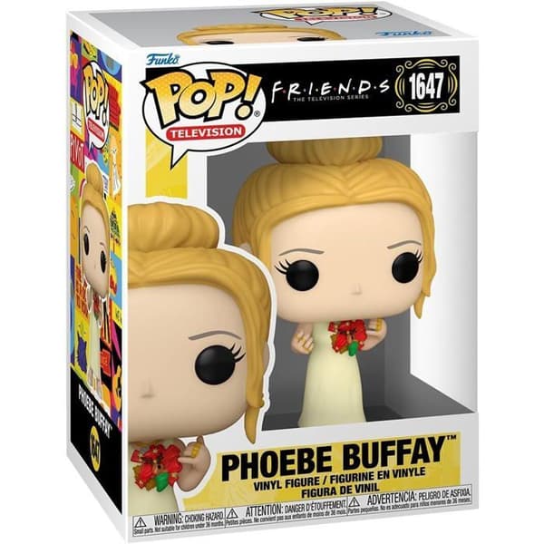 Figur - FUNKO - Phoebe Buffay - Gul klänning - 9 cm - Samling Vänner
