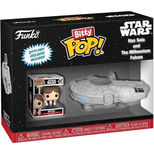 Bitty Pop! Ride - Star Wars - Han Solo med Millennium Falcon
