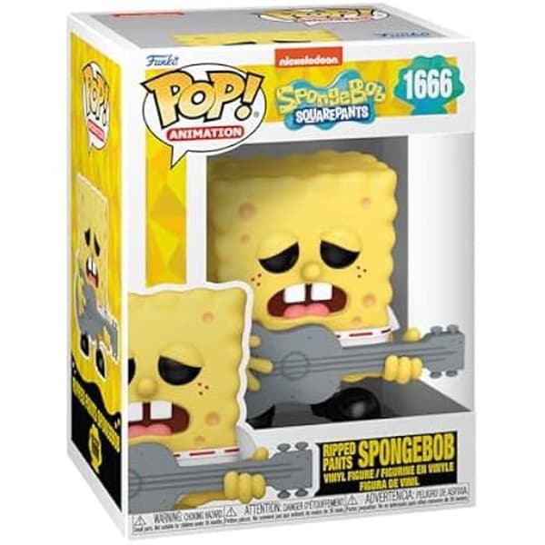 Figur - Funko - Svampbob Fyrkant - 9,5 cm - Kvalitetsvinyl - Perfekt present
