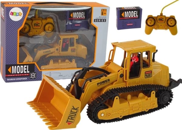LeanToys fjernstyrt beltebuldoser R/C 1:22 gravemaskin LEAN leker