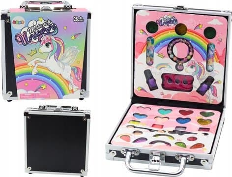 LeanToys Beauty in a Suitcase Shadows Glitters Lacquers Musta LEAN Toys