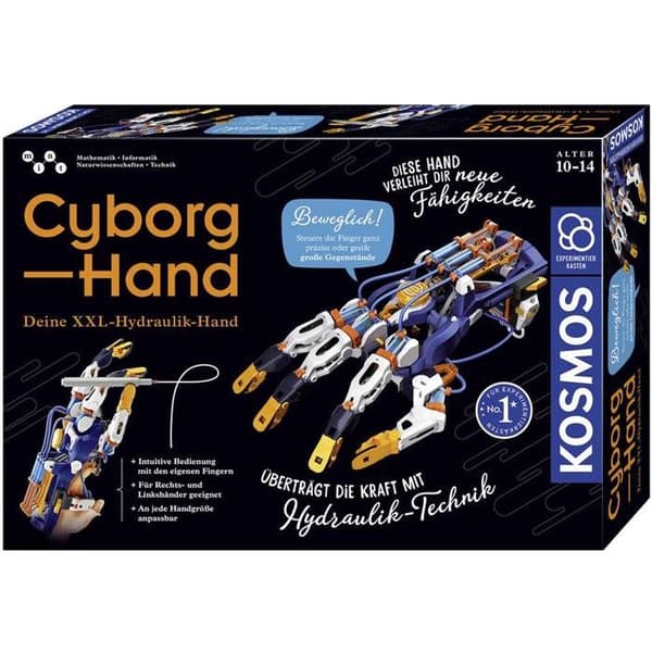 Kosmos Robotarm Cyborg-Hand monteringssats, spelrobot 620844