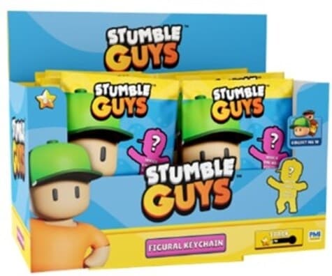 Stumble Guys S2 Figurnyckelring Foliepåse 5,5 cm, 1 st