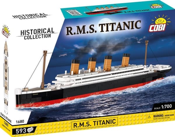 COBI R.M.S. Titanic, Byggeklosser, 7 år, 593 stykker