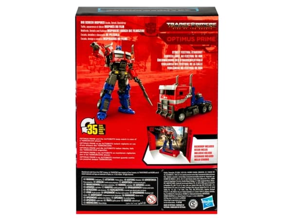Transformers Studio Series Voyager Class : Rise of the Beasts 102 Optimus Prime, 8 År, Plast, Blå, Grå, Röd