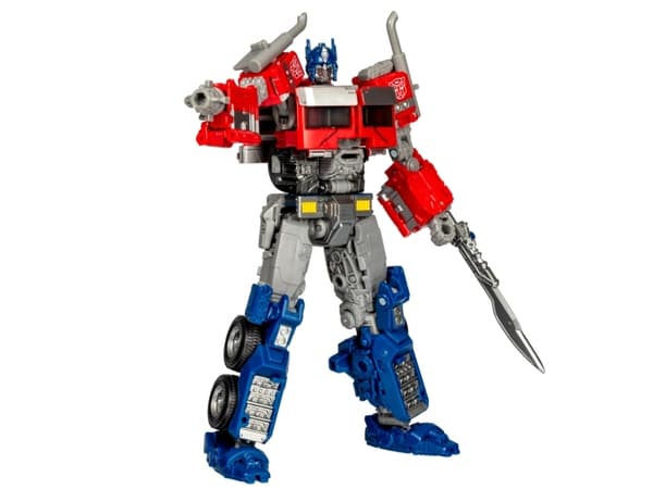 Transformers Studio Series Voyager Class : Rise of the Beasts 102 Optimus Prime, 8 År, Plast, Blå, Grå, Röd