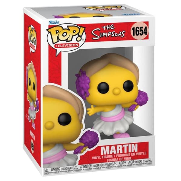 Figur - Funko - Simpsons S10 - Martin i Calliope - Gul - 2 års garanti