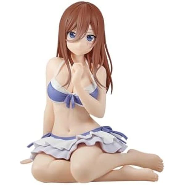 Actionfigur - BANPRESTO - Miku Nakano - The Quintessential Quintuplets - 12 cm - Flerfärgad