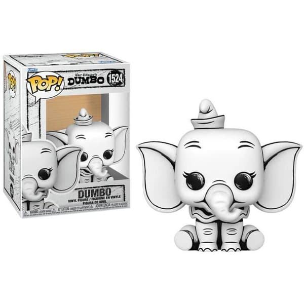Figur - FUNKO - Dumbo (Sketch) - 9 cm vinyl - Grå färg - För barn från 3 år