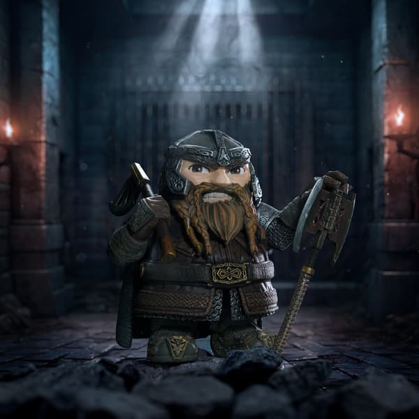 Iron Studios - MiniCo - The Lord of the Rings - Gimli Staty 12cm
