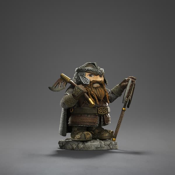 Iron Studios - MiniCo - The Lord of the Rings - Gimli Staty 12cm