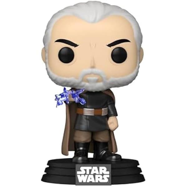 Figurine - Funko Pop! - Star Wars - Greve Dooku - 9,5 cm - Högkvalitets Vinyl