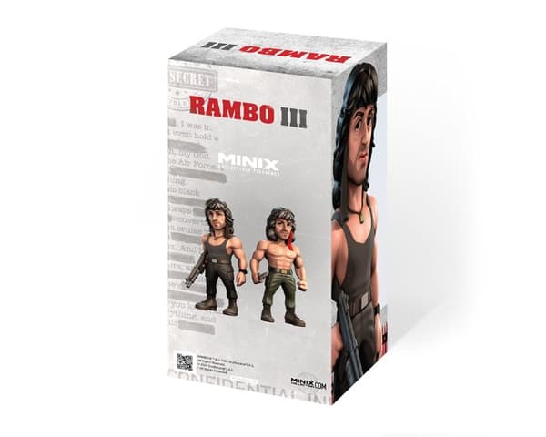 Figur - Rambo - Rambo i T-shirt - 12cm - PVC - Officiell licens