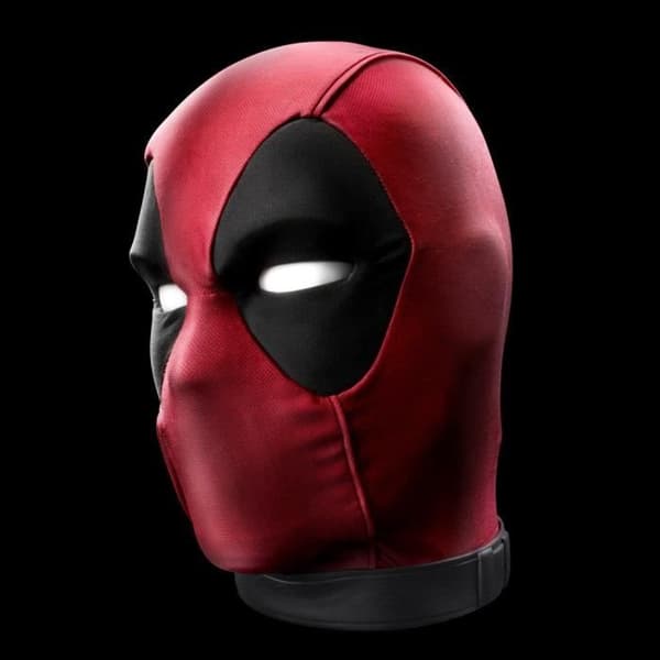 Interaktivt Deadpool-huvud, rör sig och talar, dedikerad app, samlarobjekt för vuxna, 600+ ljud och fraser på engelska, Marvel