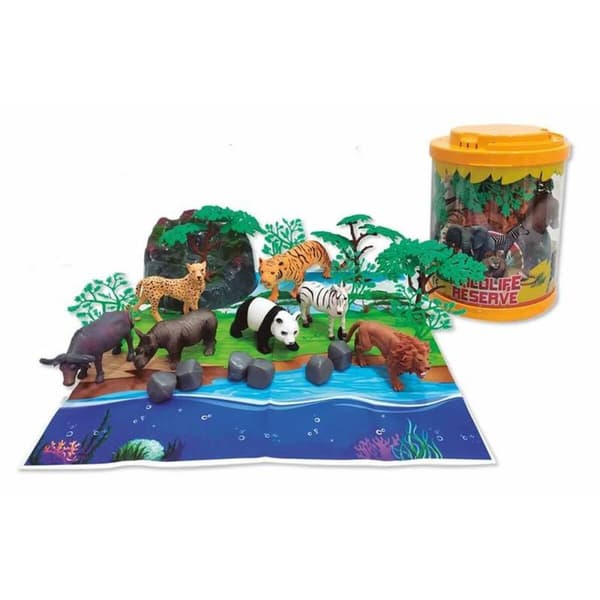 Playset 22 x 17 cm dyr