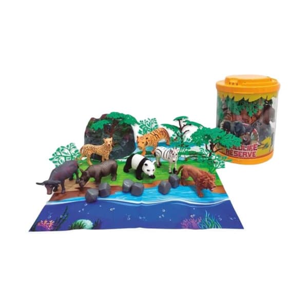 Playset 22 x 17 cm dyr