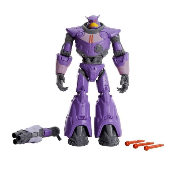 Zurg Action Figure - MATTEL - Ljusår - Lila - Disney Pixar