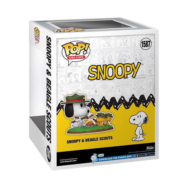 Funko Pop! Deluxe: Peanuts - Snoopy with Woodstock (Camping)