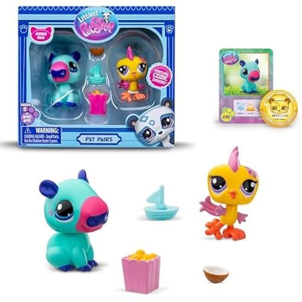Sortiment av leksaker - BANDAI - Duo Petshop Pav - Flerfärgad - Slumpmässig modell - För barn