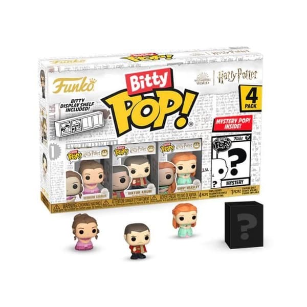 Figurer - FUNKO - Bitty Pop 4 Pack - Hermione - 4 figurer - 2,5 cm - Mysterifigur