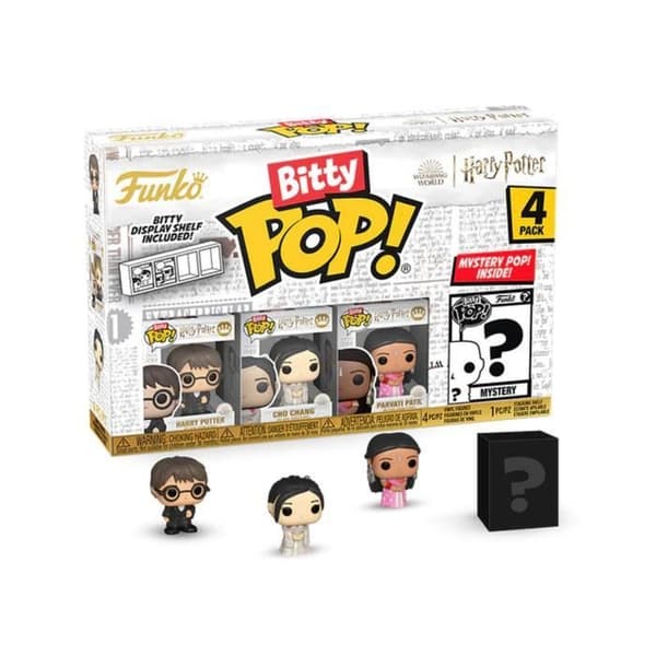 Vinylfigurer - FUNKO - Bitty Pop 4 Pack - 4 figurer - 2,5 cm - Inkluderar mysteriefigur.