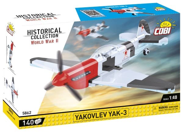 COBI 5862 Historical Collection WWII Yakovlev Yak-3 140 bricks