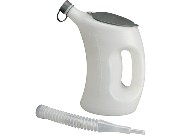 Pressol Kansi mitta-astia-FLA-PE, valkoinen, läpinäkyvä, 3 l