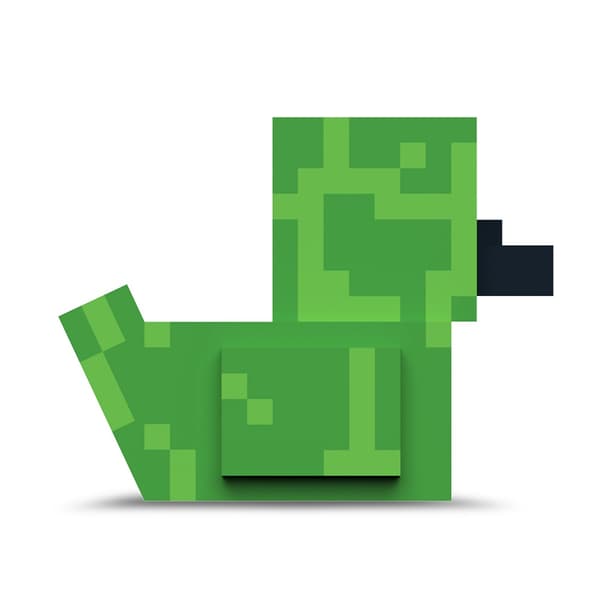 Numskull - Det bästa av TUBBZ badankor i låda - Minecraft - Creeper (Första upplagan) - 9cm