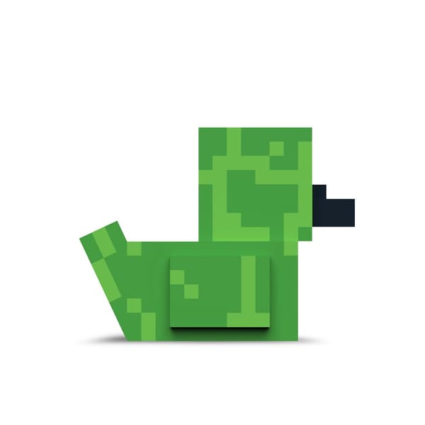 Numskull - Mini TUBBZ badanka - Minecraft - Creeper (badkarsutgåva) - 8cm