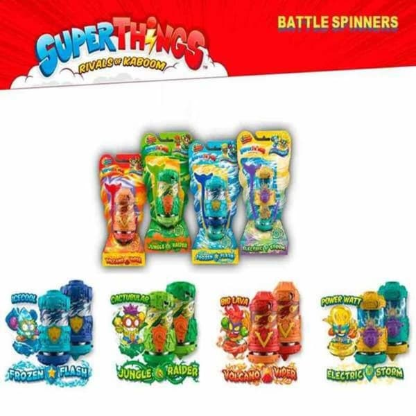 Actionfigur SuperThings Battle Spinners 15,3 x 7 x 24,5 cm
