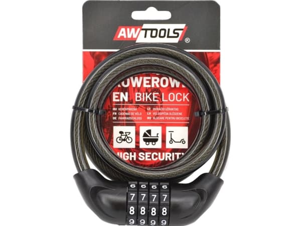 AWTOOLS SYKKELÅS fi 10 x 120cm KOMBINASJON