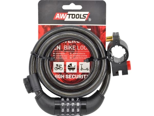 AWTOOLS SYKKELÅS fi 12 x 150cm KOMBINASJON