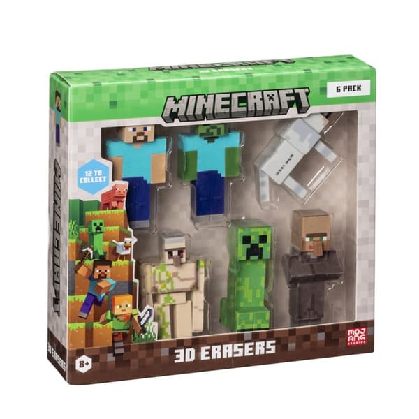 MINECRAFT 3D SUMMERINGAR - 6-PACK DELUXE LÅDA VER.A