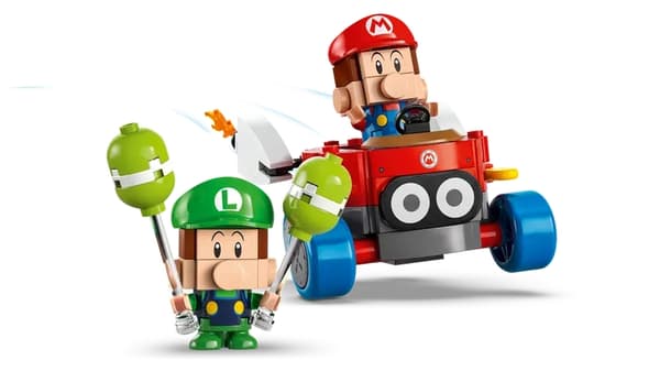 Lego Super Mario 72034 Mario Kart™  Baby Mario mot Baby Luigi