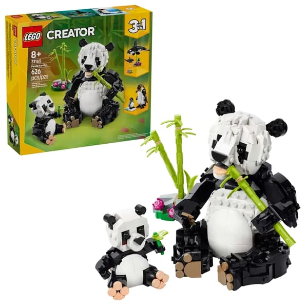 Lego Creator 3in1 31165 Vilda djur: Pandafamilj