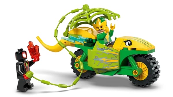 Lego Marvel 11198 Spins och Electros jakt med dinosauriefordon