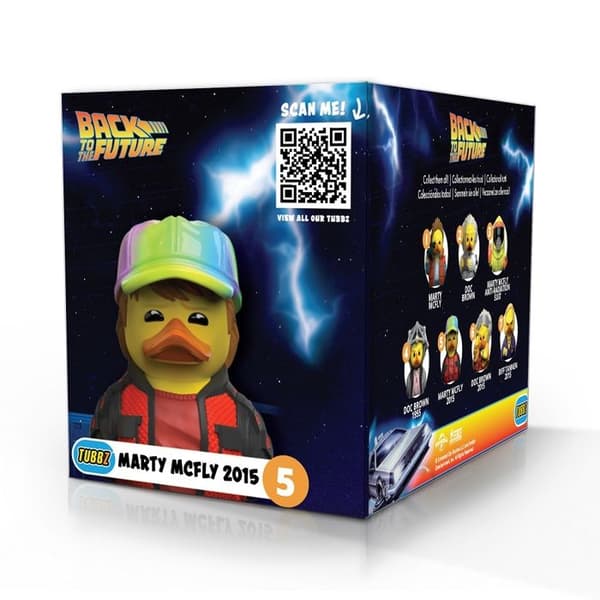 Samlarfigur - TUBBZ - Doc Brown - Rubber ducky - 2015 - Officiell produkt Back to the Future
