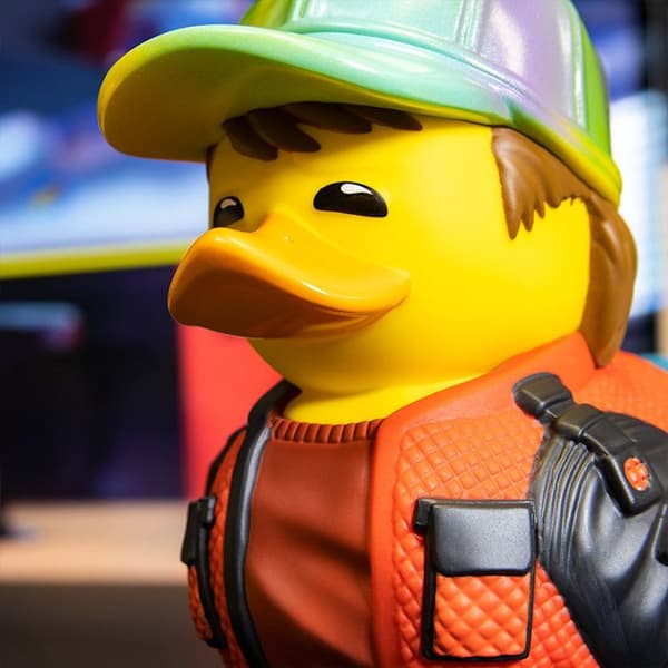 Samlarfigur - TUBBZ - Doc Brown - Rubber ducky - 2015 - Officiell produkt Back to the Future