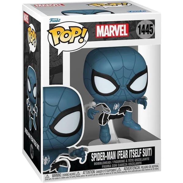 Figurine - FUNKO - N° 1445 - Spider-Man (Fear Itself Suit) - Vinyle - 9 cm - Blande