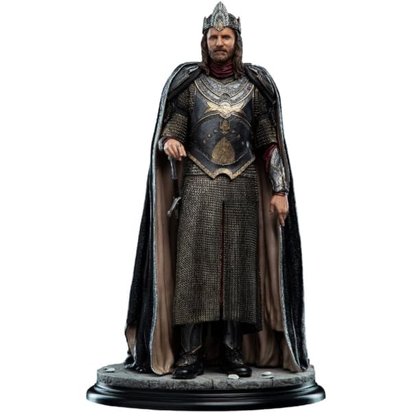 Weta Workshop Sagan om ringen - Classic Series - Kung Aragorn Staty Skala 1:6